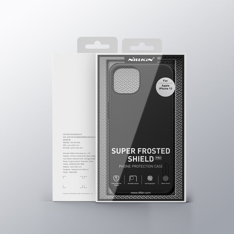 NILLKIN Super Frosted Shield Pro PC + TPU Protective Case, For iPhone 13, For iPhone 13 mini, For iPhone 13 Pro, For iPhone 13 Pro Max