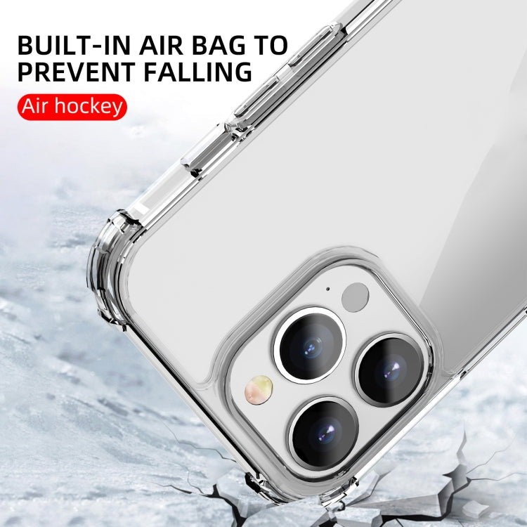 iPAKY Crystal Clear Series Transparent Shockproof TPU + PC Protective Case, For iPhone 13 mini, For iPhone 13, For iPhone 13 Pro, For iPhone 13 Pro Max