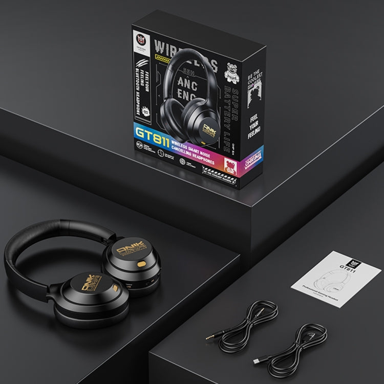 ONIKUMA GT811 Head-mounted Dual Noise Reduction Wireless Bluetooth Earphone, GT811(Black)
