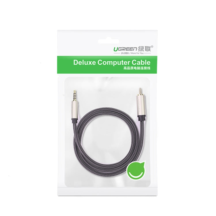 UGREEN 3.5mm to RCA Audio Cable Xiaomi Mi 1/2 TV Digital SPDIF Cable, Length: 2m, Length: 2m