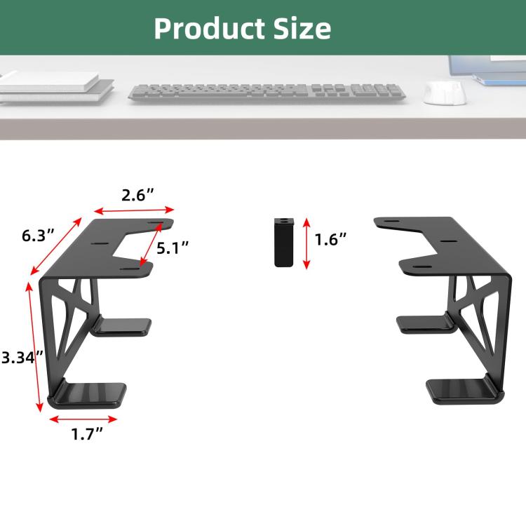 For Xbox One S / X, Xbox 360 Under Desk Storage Stand Rack