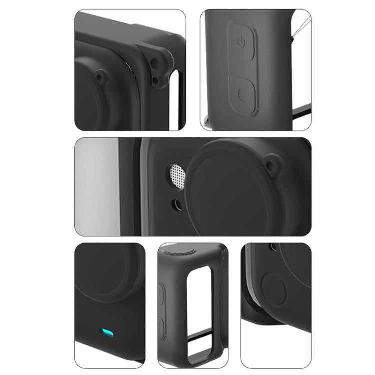 For Insta360 Go Ultra Silicone Protective Cover with Strap, For Insta360 Go Ultra