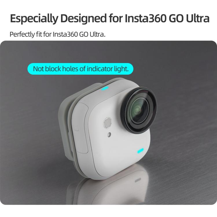 For Insta360 GO Ultra Magnetic Desktop Mount Bracket Base, For Insta360 GO Ultra Grey
