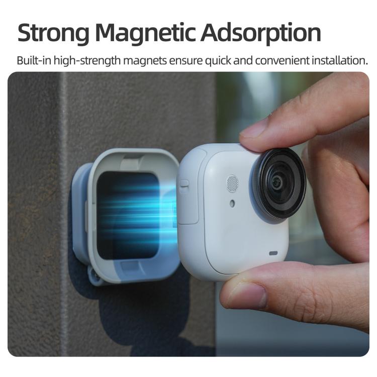 For Insta360 GO Ultra Magnetic Desktop Mount Bracket Base, For Insta360 GO Ultra Grey