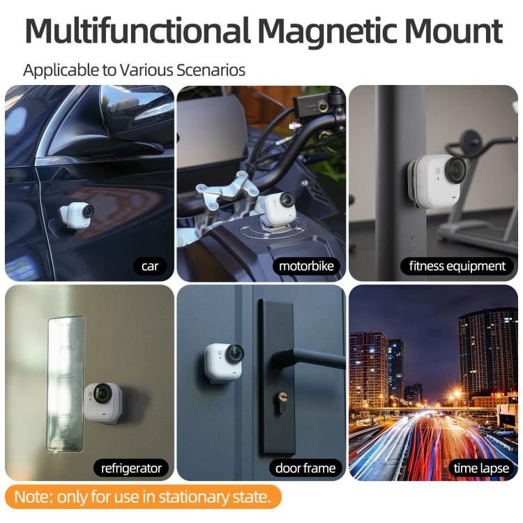 For Insta360 GO Ultra Magnetic Desktop Mount Bracket Base, For Insta360 GO Ultra Grey