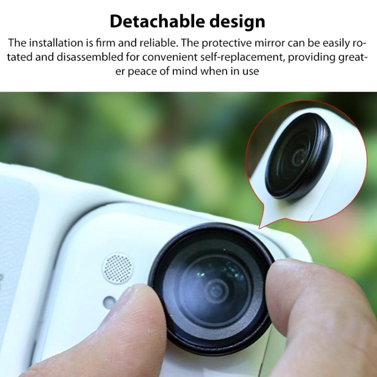 For Insta360 GO Ultra Aluminum Alloy HD Glass Lens Protector, For Insta360 GO Ultra HD Glass Lens