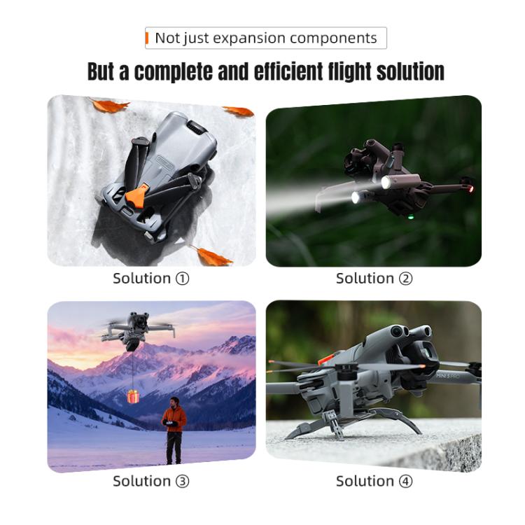 For DJI Mini 5 Pro STARTRC Night Navigation Searchlight LED Flashlight Rechargeable Refill Lighting Signal Light, For DJI Mini 5 Pro