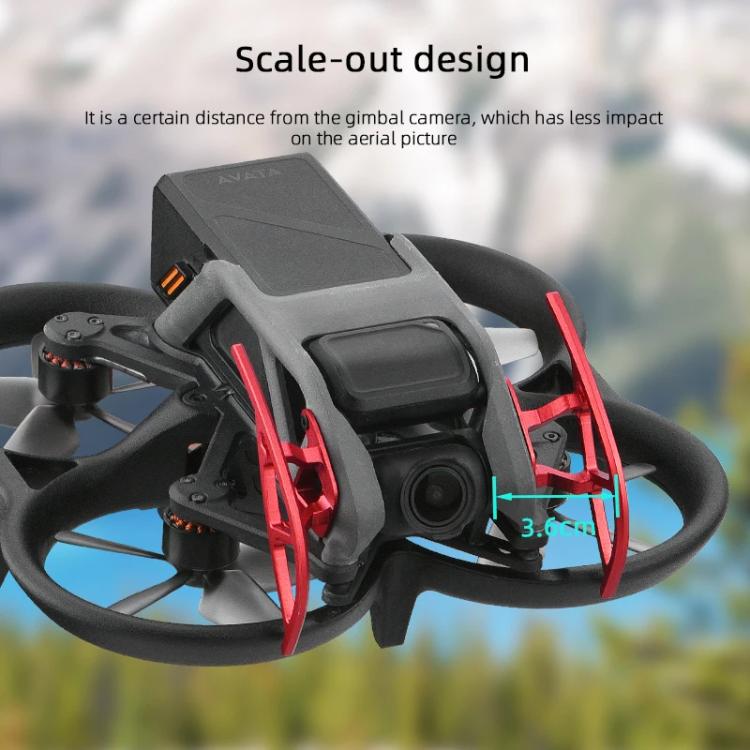 For DJI Avata BRDRC Gimbal Lens Anti-collision Aluminum Alloy Guard Bumper