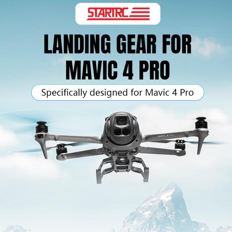 For DJI Mavic 4 Pro STARTRC Sled Anti-fall Anti-dirt Heightened Landing Gear Training Rack, For DJI Mavic 4 Pro