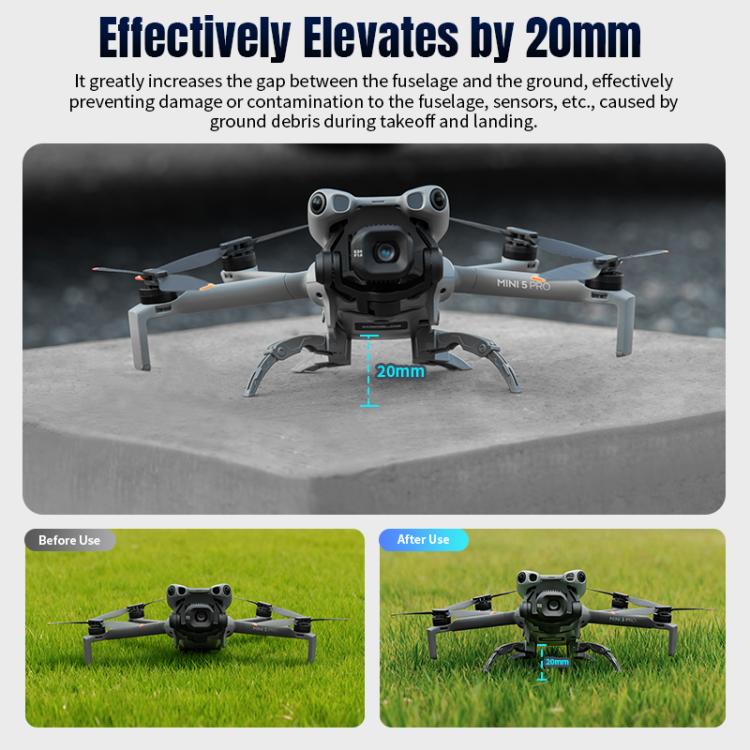 For DJI Mini 5 Pro STARTRC Independent Spider-Leg Heightened Landing Gear Training Rack, For DJI Mini 5 Pro Independent Spider-Leg
