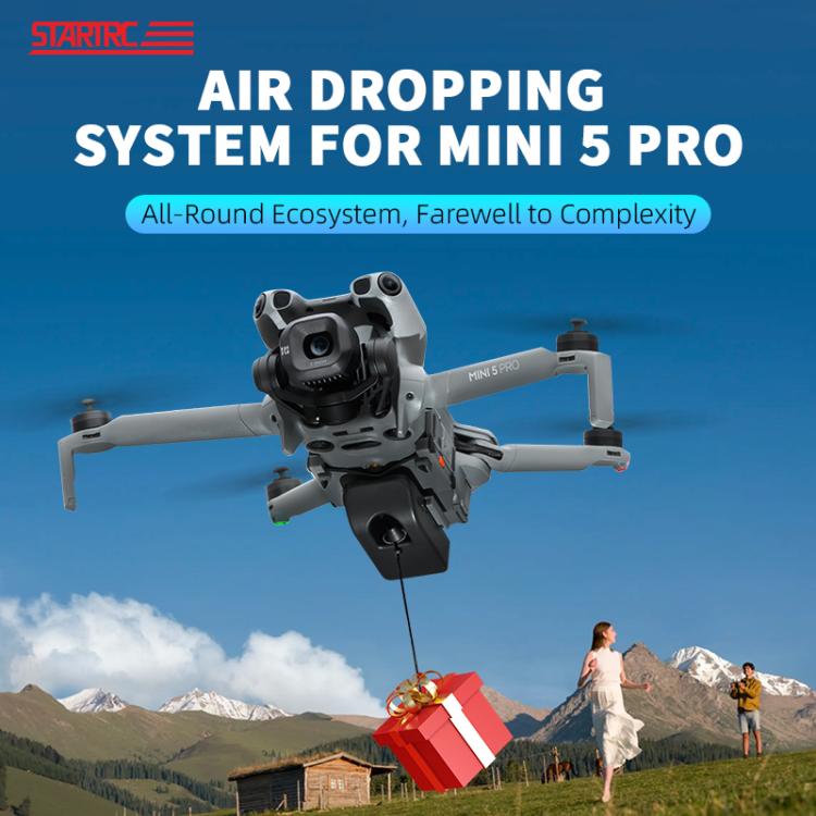 For DJI Mini 5 Pro STARTRC LED Light Air-Dropping System Thrower Parabolic, For DJI Mini 5 Pro