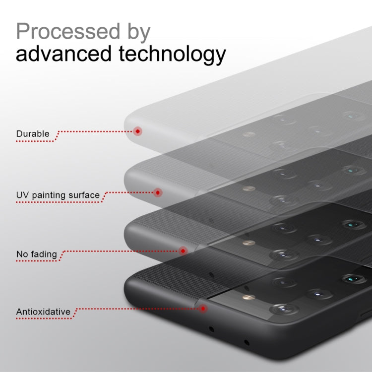 NILLKIN Frosted Concave-convex Texture PC Protective Case, For Samsung Galaxy S21 5G, For Samsung Galaxy S21+ 5G, For Samsung Galaxy S21 Ultra 5G