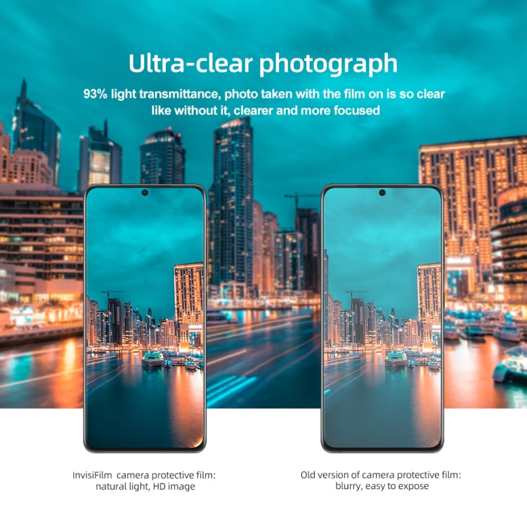 NILLKIN InvisiFilm Series Back Camera Lens Film, For Samsung Galaxy S21 5G, For Samsung Galaxy S21+ 5G, For Samsung Galaxy S21 Ultra 5G