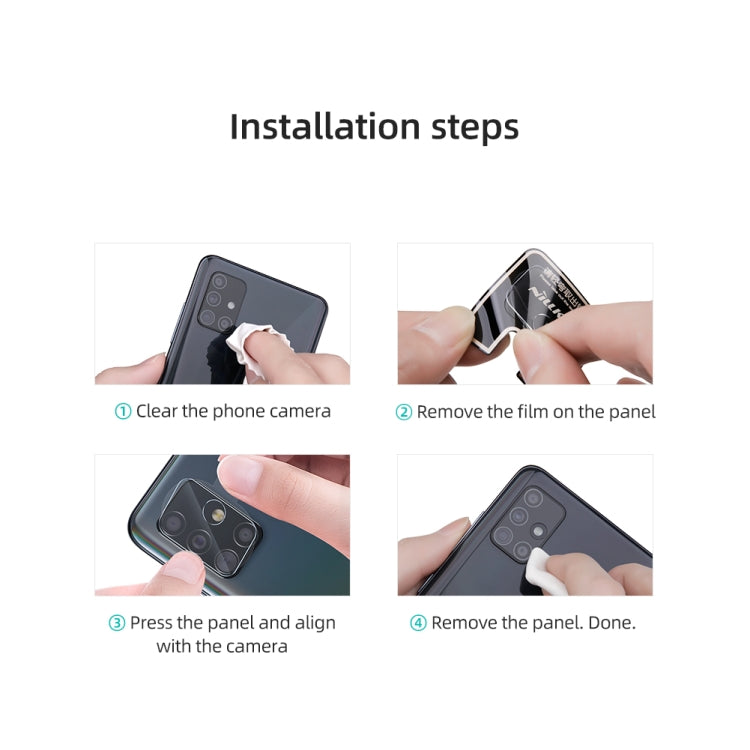 NILLKIN InvisiFilm Series Back Camera Lens Film, For Samsung Galaxy S21 5G, For Samsung Galaxy S21+ 5G, For Samsung Galaxy S21 Ultra 5G