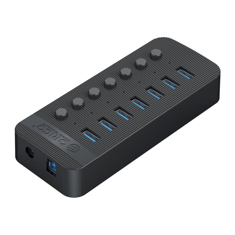 ORICO CT2U3-7AB-WH 7 In 1 Plastic Stripes Multi-Port USB HUB with Individual Switches,, CT2U3-7AB-WH AU Plug, CT2U3-7AB-BK UK Plug, CT2U3-7AB-WH UK Plug, CT2U3-7AB-BK EU Plug, CT2U3-7AB-WH EU Plug, CT2U3-7AB-BK AU Plug