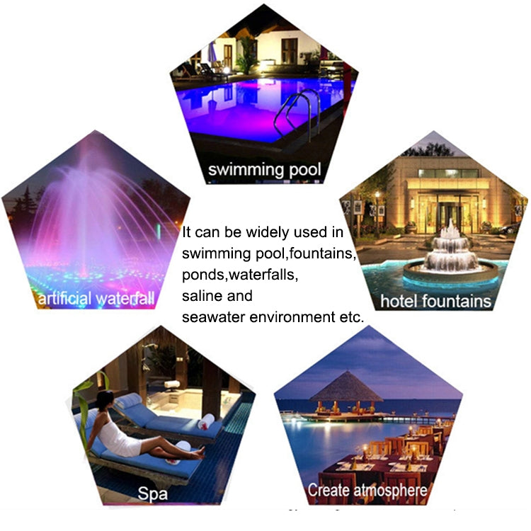 LED Stainless Steel Wall-mounted Pool Light Landscape Underwater Light, 6W, 9W, 12W, 15W, 18W, 24W, 36W, 54W