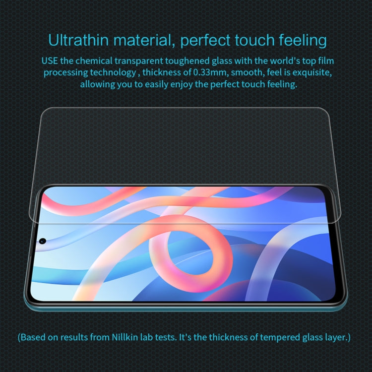 NILLKIN H Explosion-proof Tempered Glass Film, For Xiaomi Redmi Note 11 / Poco M4 Pro 5G, For Xiaomi Redmi Note 11 Pro / 11 Pro+, For Samsung Galaxy M52 5G