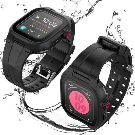 RedPepper TPU + PC + Silicone Waterproof Watch Case For Apple Watch Series 9 / 8 / 7 41mm, For Apple Watch Series 9 / 8 / 7 41mm, For Apple Watch Series 9 / 8 / 7 45mm