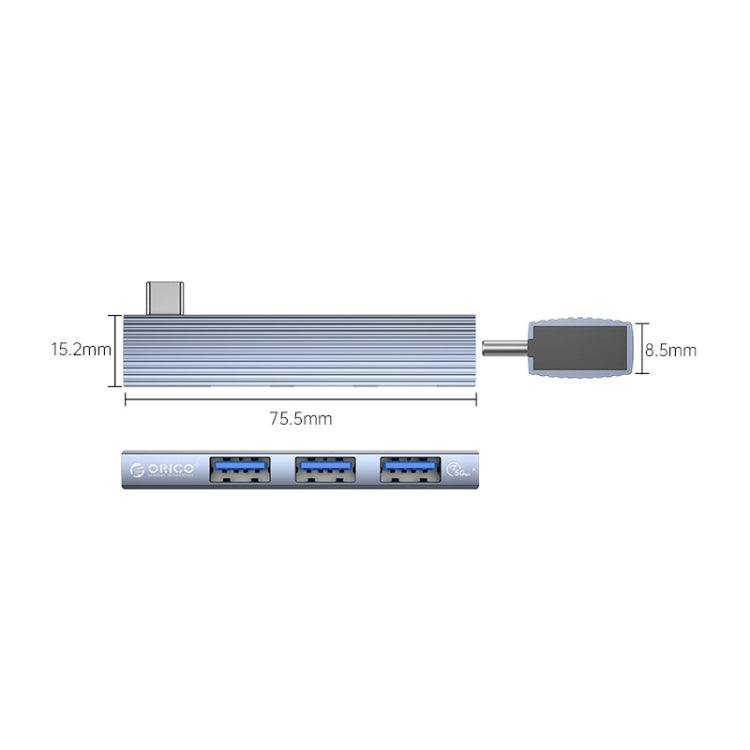 ORICO AH-W13 USB 3.1x1 + USB 2.0x2 to USB-C/Type-C Transmission + Charging Docking Station