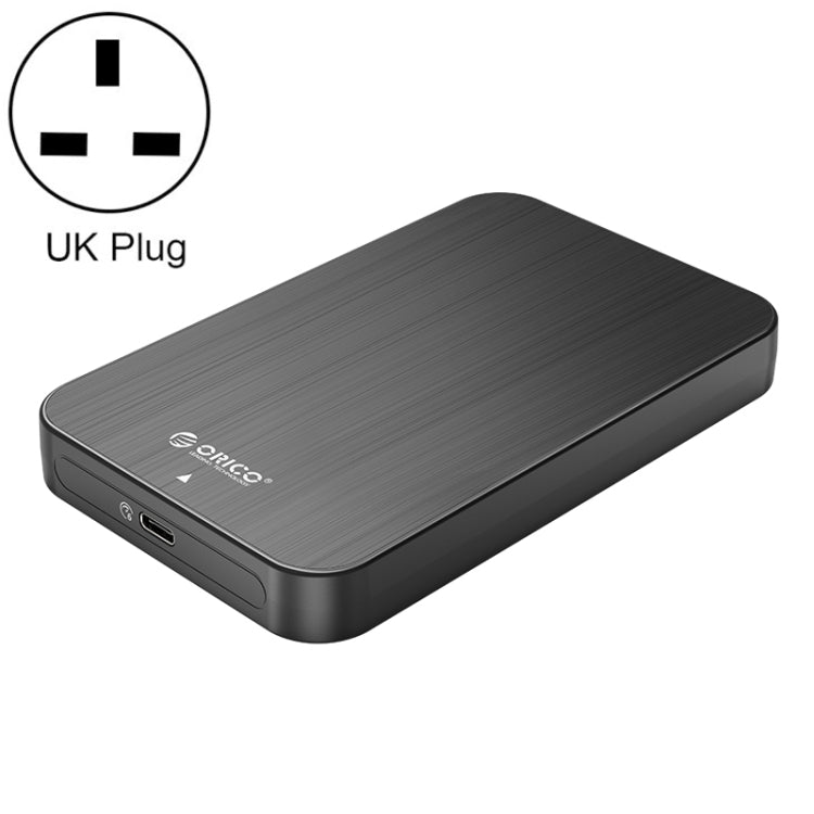 ORICO HM25C3 2.5 inch USB3.1 Gen1 Type-C Hard Drive Enclosure, EU Plug, US Plug, UK Plug, AU Plug