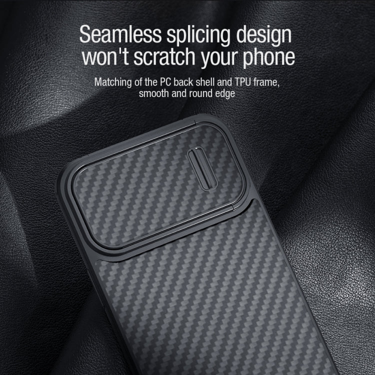 NILLKIN Synthetic Fiber Camshield Phone Case, For iPhone 14, For iPhone 14 Plus, For iPhone 14 Pro, For iPhone 14 Pro Max