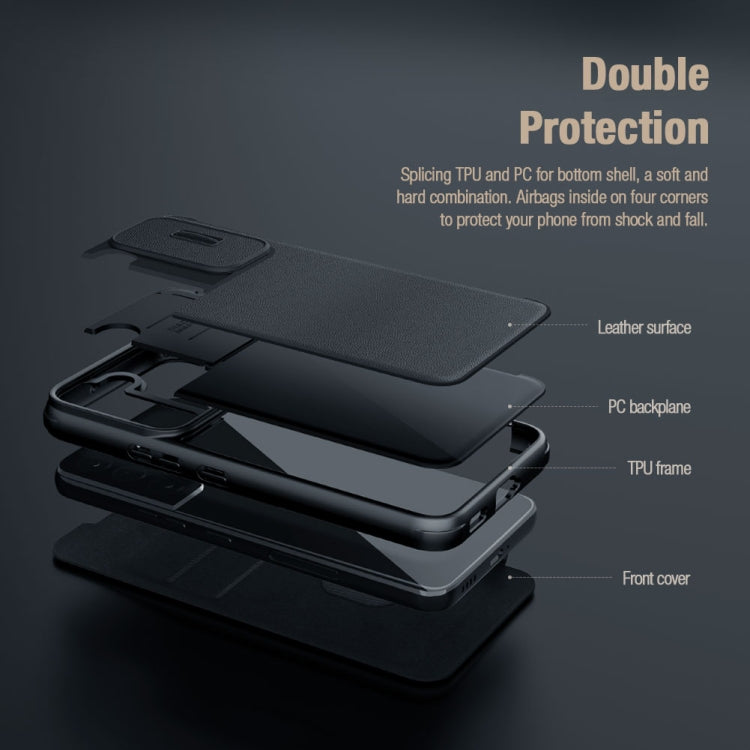 NILLKIN QIN Series Pro Leather Phone Case, For iPhone 14, For iPhone 14 Plus, For iPhone 14 Pro, For iPhone 14 Pro Max