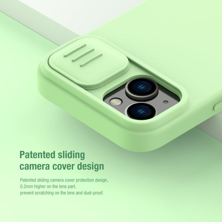 NILLKIN CamShield Liquid Silicone Phone Case, For iPhone 14, For iPhone 14 Pro, For iPhone 14 Plus, For iPhone 14 Pro Max