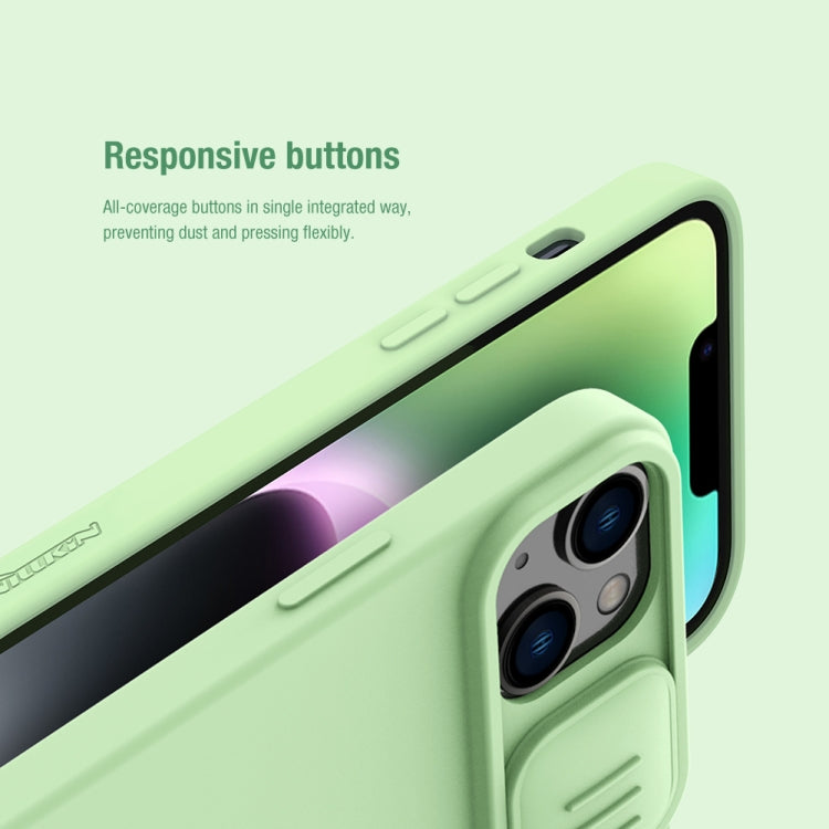 NILLKIN CamShield Liquid Silicone Phone Case, For iPhone 14, For iPhone 14 Pro, For iPhone 14 Plus, For iPhone 14 Pro Max