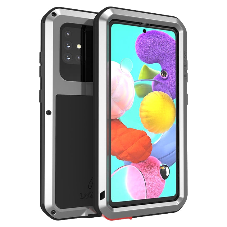 LOVE MEI Metal Shockproof Waterproof Dustproof Protective Case, For Huawei P40, For Huawei P40 Pro, For Samsung Galaxy A40s, For Samsung Galaxy A51, For Samsung Galaxy A50, For Samsung Galaxy A71, For Samsung Galaxy A70s, For Samsung Galaxy S20