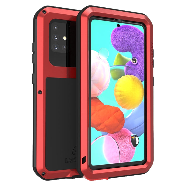 LOVE MEI Metal Shockproof Waterproof Dustproof Protective Case, For Huawei P40, For Huawei P40 Pro, For Samsung Galaxy A40s, For Samsung Galaxy A51, For Samsung Galaxy A50, For Samsung Galaxy A71, For Samsung Galaxy A70s, For Samsung Galaxy S20