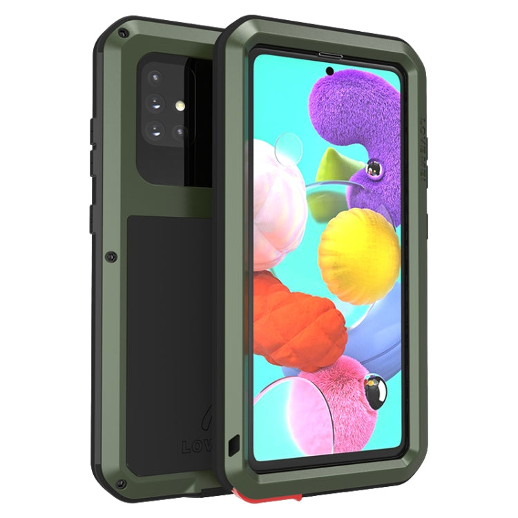 LOVE MEI Metal Shockproof Waterproof Dustproof Protective Case, For Huawei P40, For Huawei P40 Pro, For Samsung Galaxy A40s, For Samsung Galaxy A51, For Samsung Galaxy A50, For Samsung Galaxy A71, For Samsung Galaxy A70s, For Samsung Galaxy S20