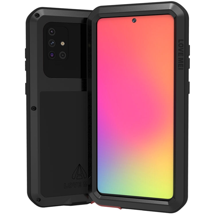 LOVE MEI Metal Shockproof Waterproof Dustproof Protective Case, For Huawei P40, For Huawei P40 Pro, For Samsung Galaxy A40s, For Samsung Galaxy A51, For Samsung Galaxy A50, For Samsung Galaxy A71, For Samsung Galaxy A70s, For Samsung Galaxy S20