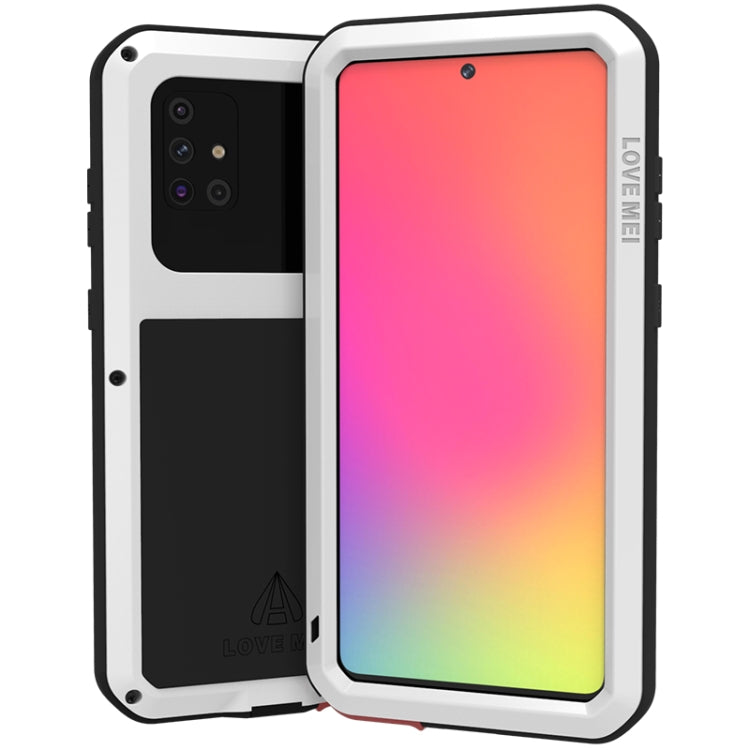 LOVE MEI Metal Shockproof Waterproof Dustproof Protective Case, For Huawei P40, For Huawei P40 Pro, For Samsung Galaxy A40s, For Samsung Galaxy A51, For Samsung Galaxy A50, For Samsung Galaxy A71, For Samsung Galaxy A70s, For Samsung Galaxy S20