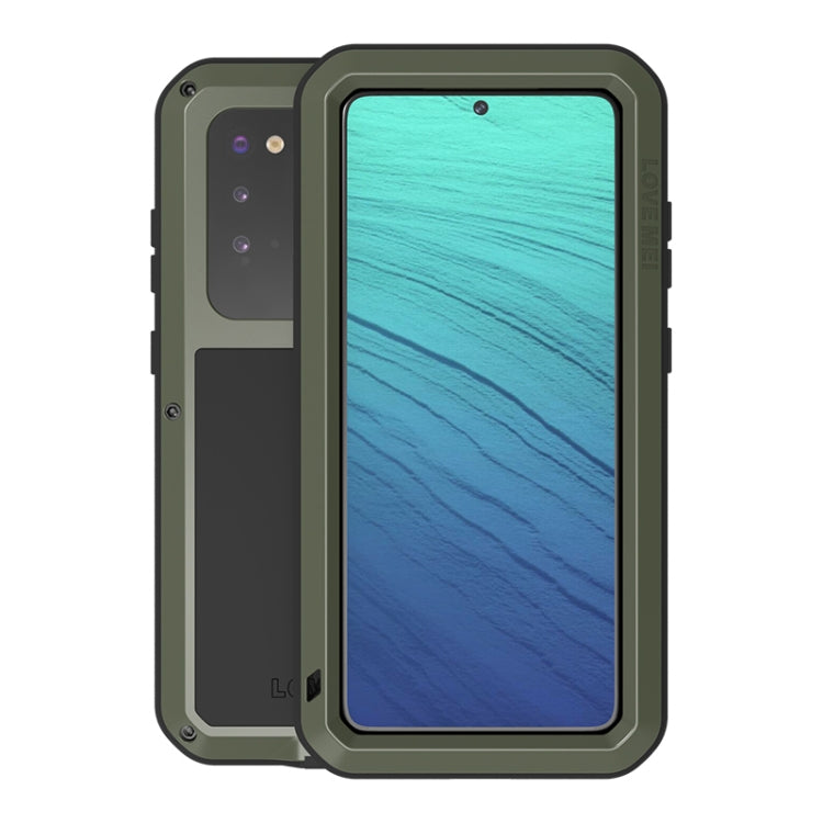 LOVE MEI Metal Shockproof Waterproof Dustproof Protective Case, For Huawei P40, For Huawei P40 Pro, For Samsung Galaxy A40s, For Samsung Galaxy A51, For Samsung Galaxy A50, For Samsung Galaxy A71, For Samsung Galaxy A70s, For Samsung Galaxy S20