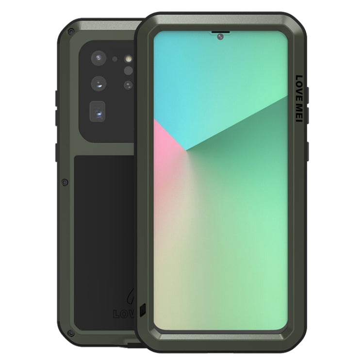 LOVE MEI Metal Shockproof Waterproof Dustproof Protective Case, For Huawei P40, For Huawei P40 Pro, For Samsung Galaxy A40s, For Samsung Galaxy A51, For Samsung Galaxy A50, For Samsung Galaxy A71, For Samsung Galaxy A70s, For Samsung Galaxy S20