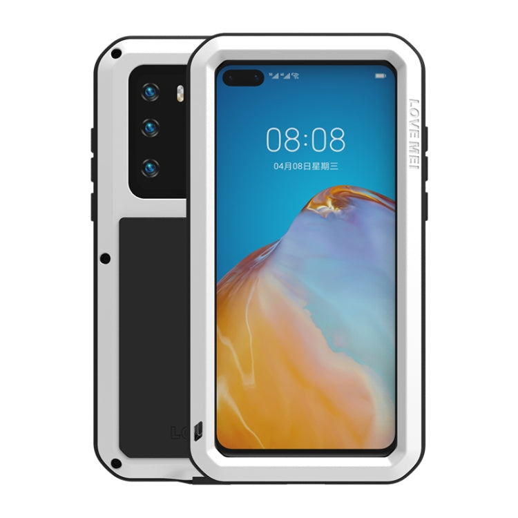 LOVE MEI Metal Shockproof Waterproof Dustproof Protective Case, For Huawei P40, For Huawei P40 Pro, For Samsung Galaxy A40s, For Samsung Galaxy A51, For Samsung Galaxy A50, For Samsung Galaxy A71, For Samsung Galaxy A70s, For Samsung Galaxy S20