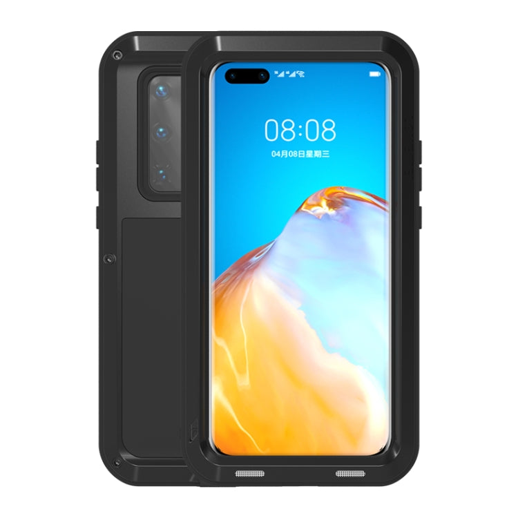 LOVE MEI Metal Shockproof Waterproof Dustproof Protective Case, For Huawei P40, For Huawei P40 Pro, For Samsung Galaxy A40s, For Samsung Galaxy A51, For Samsung Galaxy A50, For Samsung Galaxy A71, For Samsung Galaxy A70s, For Samsung Galaxy S20
