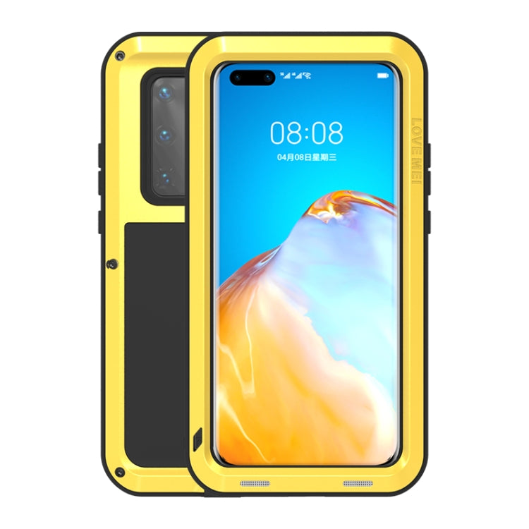 LOVE MEI Metal Shockproof Waterproof Dustproof Protective Case, For Huawei P40, For Huawei P40 Pro, For Samsung Galaxy A40s, For Samsung Galaxy A51, For Samsung Galaxy A50, For Samsung Galaxy A71, For Samsung Galaxy A70s, For Samsung Galaxy S20