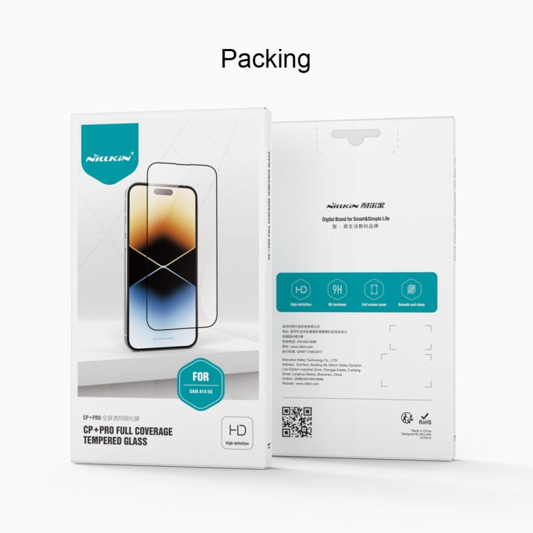 NILLKIN CP+Pro 9H Explosion-proof Tempered Glass Film, For Samsung Galaxy A14 5G, For Samsung Galaxy A24, For Samsung Galaxy A54 5G