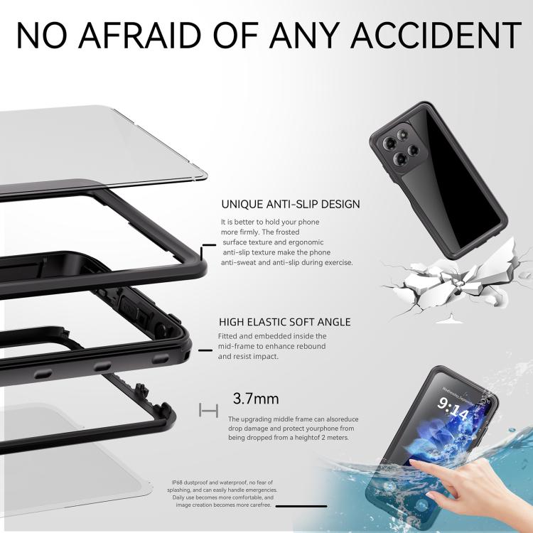 RedPepper IP68 Life Waterproof Phone Case, For Motorola Moto G Play 2026, For Motorola Moto G Pure 2021