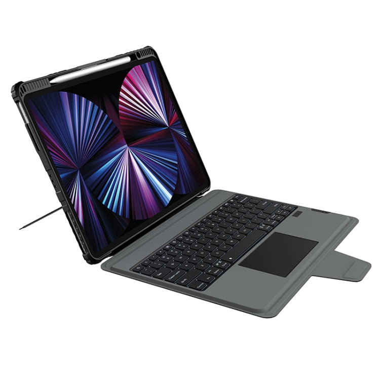 Nillkin Bumper Combo Keyboard Case with Backlight, For iPad Pro 13 2024, For iPad Pro 11 2024, For iPad Pro 12.9 2020/2021/2022, For iPad Air 2020 10.9/Air 2022 10.9/Pro 11, For iPad 10th Gen 10.9 2022, For iPad 10.2 2019/2020/2021