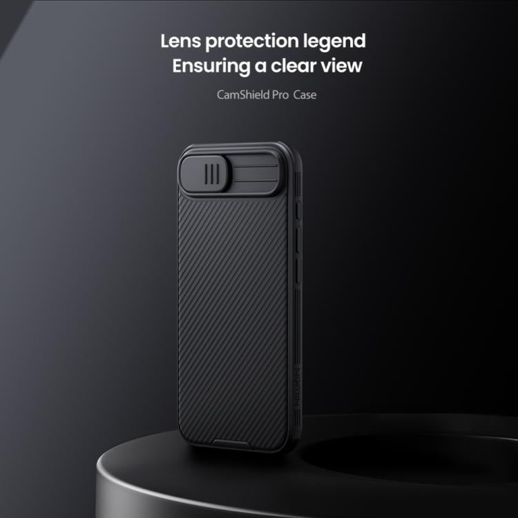 NILLKIN CamShield Pro PC Phone Case, For iPhone 17, For iPhone 16e, For iPhone 16 Plus, For iPhone 16, For iPhone 15 Pro Max, For iPhone 15 Plus, For iPhone 15