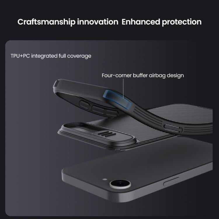NILLKIN CamShield Pro PC Phone Case, For iPhone 17, For iPhone 16e, For iPhone 16 Plus, For iPhone 16, For iPhone 15 Pro Max, For iPhone 15 Plus, For iPhone 15