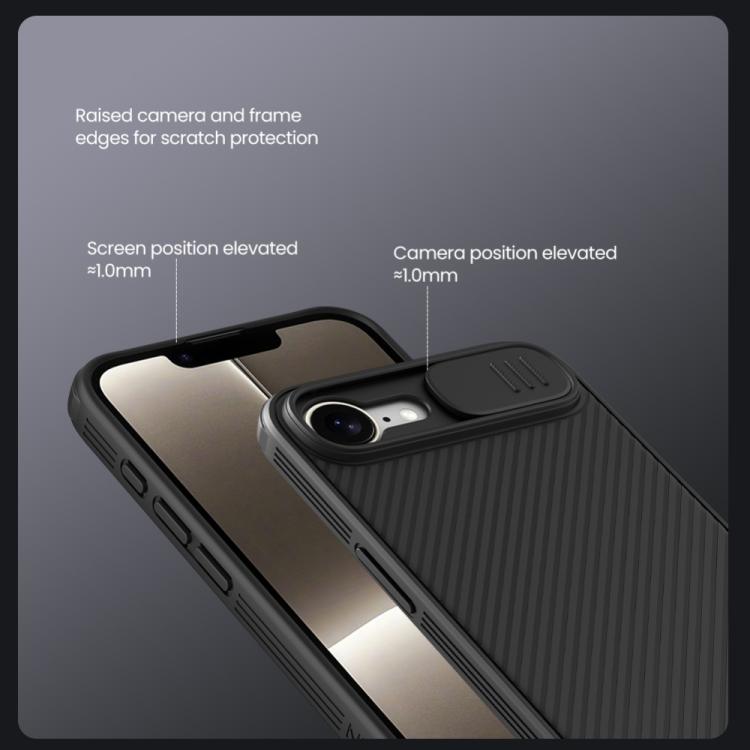 NILLKIN CamShield Pro PC Phone Case, For iPhone 17, For iPhone 16e, For iPhone 16 Plus, For iPhone 16, For iPhone 15 Pro Max, For iPhone 15 Plus, For iPhone 15