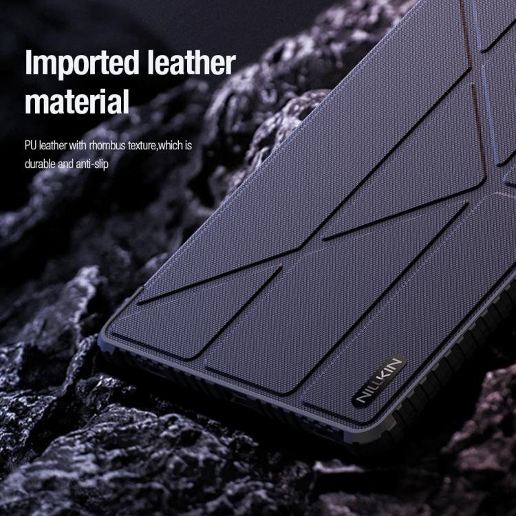 NILLKIN Bumper Pro Multi-angle Folding Style Tablet Leather Case, For Samsung Galaxy Tab S10 FE, For Samsung Galaxy Tab S9 FE+, For Samsung Galaxy Tab S9 Ultra, For Samsung Galaxy Tab S9+
