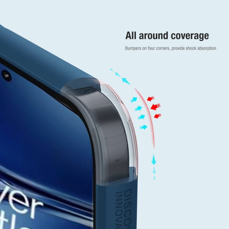 NILLKIN Frosted Shield Pro PC + TPU Phone Case, For OnePlus 12, For OnePlus Ace 3 / 12R, For OnePlus Ace 2 Pro