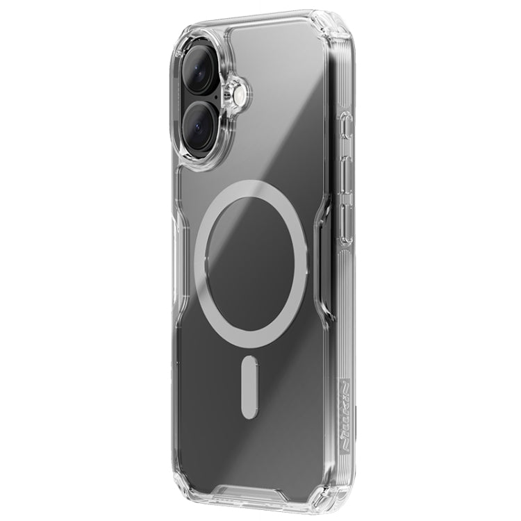 NILLKIN Ultra Clear Magsafe PC + TPU Phone Case, For iPhone 16 Pro Max, For iPhone 16 Pro, For iPhone 16 Plus, For iPhone 15 Pro Max, For iPhone 15 Pro, For iPhone 15 Plus, For iPhone 15