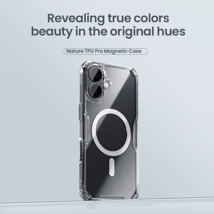 NILLKIN Ultra Clear Magsafe PC + TPU Phone Case, For iPhone 16 Pro Max, For iPhone 16 Pro, For iPhone 16 Plus, For iPhone 15 Pro Max, For iPhone 15 Pro, For iPhone 15 Plus, For iPhone 15
