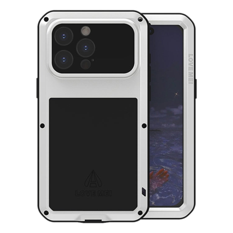 LOVE MEI Metal Shockproof Life Waterproof Dustproof Phone Case, For iPhone 17 Pro Max, For iPhone 17 Pro, For iPhone 17, For iPhone 16 Pro Max, For iPhone 16 Pro, For iPhone 16, For iPhone 15 Pro Max, For iPhone 15 Pro