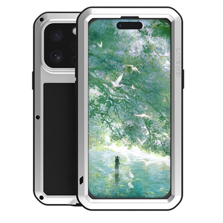 LOVE MEI Metal Shockproof Life Waterproof Dustproof Phone Case, For iPhone 17 Pro Max, For iPhone 17 Pro, For iPhone 17, For iPhone 16 Pro Max, For iPhone 16 Pro, For iPhone 16, For iPhone 15 Pro Max, For iPhone 15 Pro